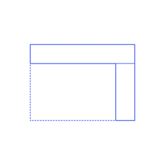 Layouts Pantries Walk In Open L Shape Simple Line Art Svg, Free Vectors File